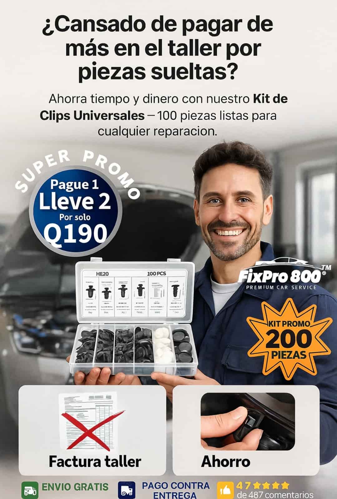 REPARA, AJUSTA Y ASEGURA CUALQUIER PARTE DE TU CARRO