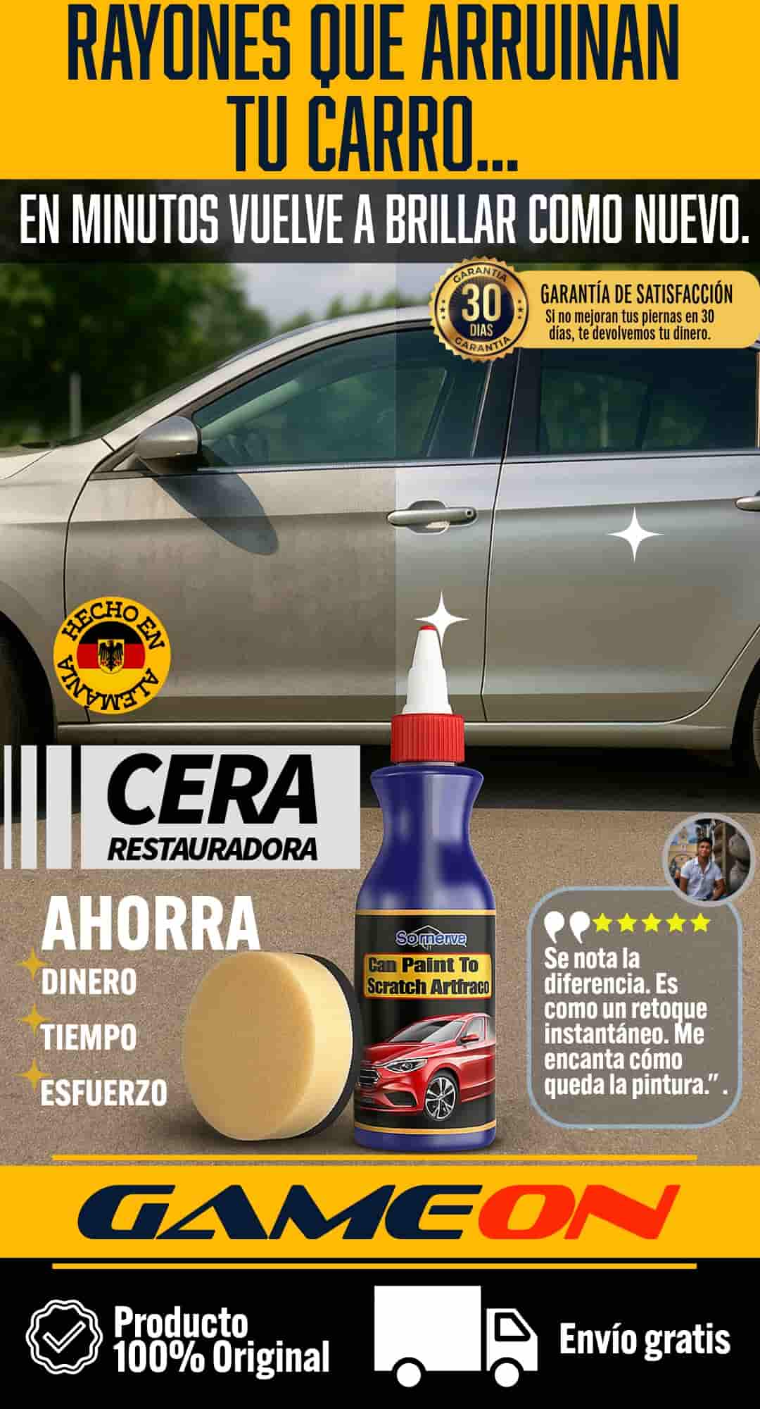 ¿RAYONES ARUINANDO LA PINTURA DE TU CARRO? Elimina daños al instante y ahorra miles en reparaciones