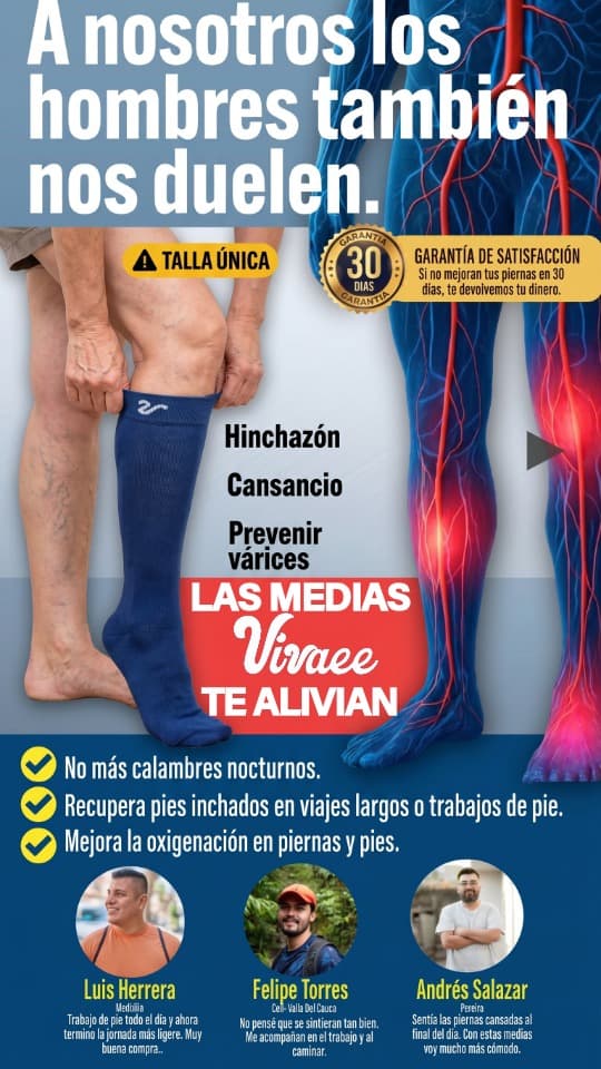 TUS PIERNAS DESCANSADAS Y SIN HINCHAZÓN — DESDE EL PRIMER USO