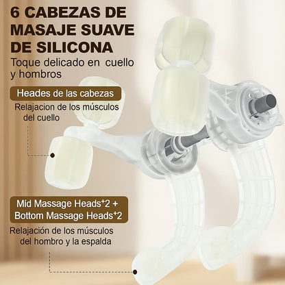 MASAJEADOR PROFUNDO - MANOS LIBRES - PARA CUELLO Y HOMBROS