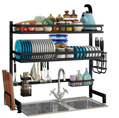 Escurridor Platos 3 Niveles en Acero Inoxidable