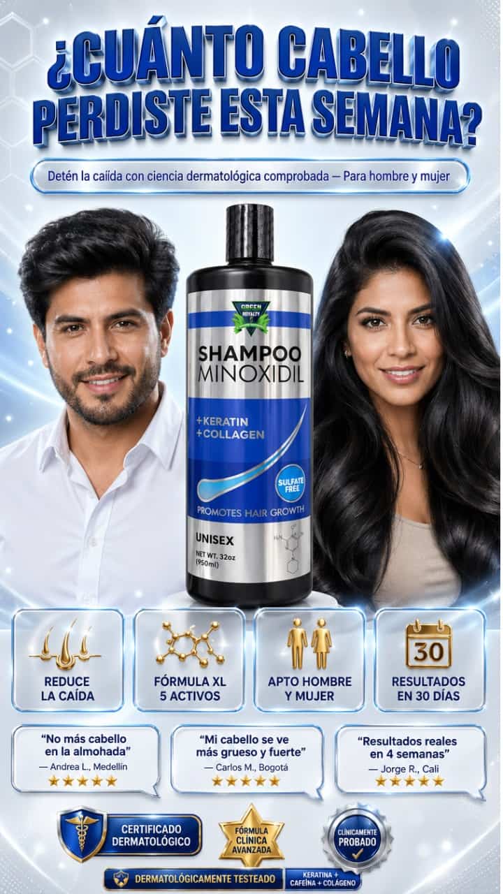 MINOXIDIL FORTALEZA TU PELO Y EVITA LA CAIDA