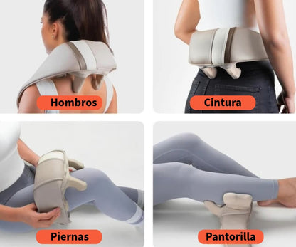 MASAJEADOR PROFUNDO - MANOS LIBRES - PARA CUELLO Y HOMBROS