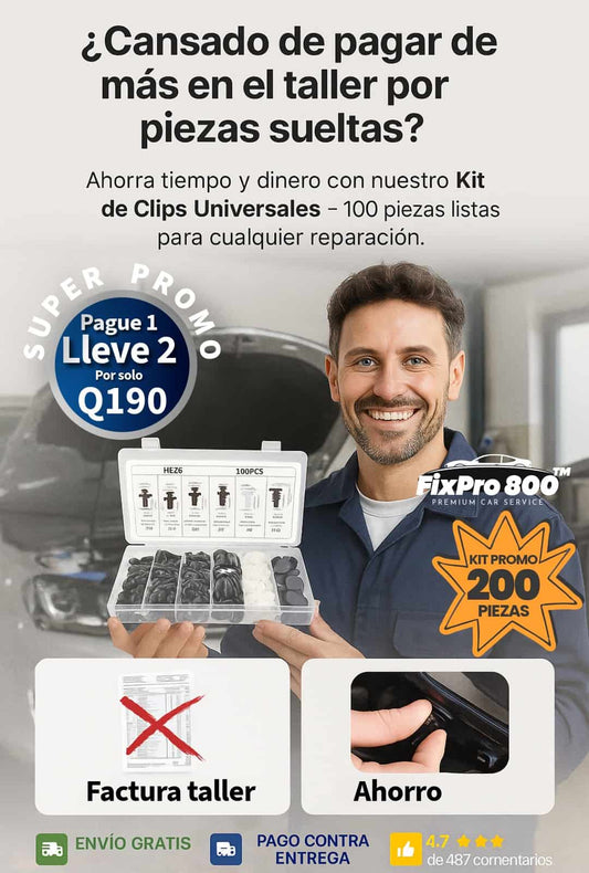 REPARA, AJUSTA Y ASEGURA CUALQUIER PARTE DE TU CARRO