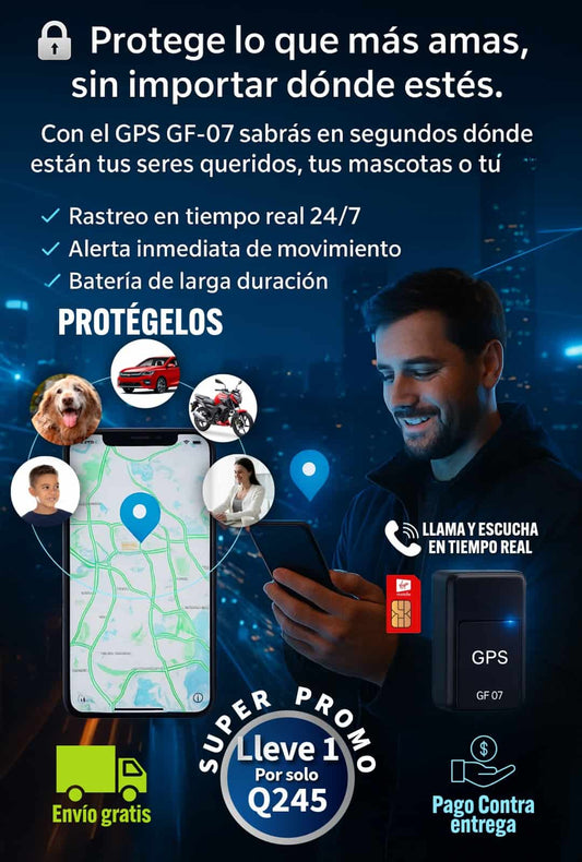 GPS LOCALIZA TUS SERES QUERIDOS U OBJETOS DE VALOR