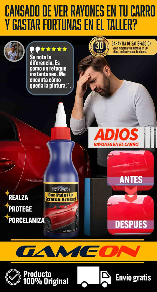 Rayones arruinando la pintura de tu carro? Elimina daños al instante y ahorra miles en reparaciones